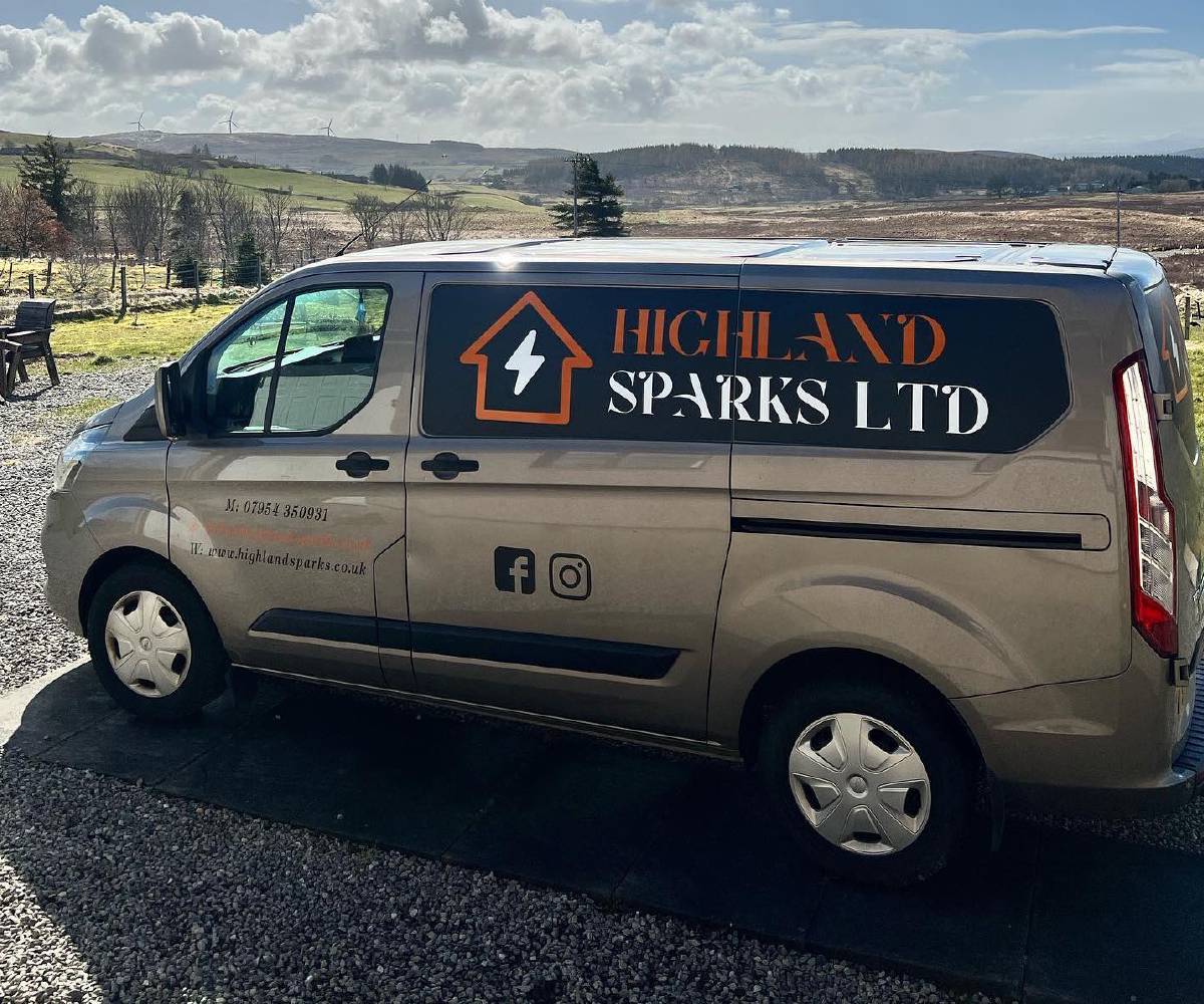 Electrician in the Highlands. Electrician in the Highlands.